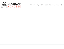 Tablet Screenshot of musiktage-mondsee.at